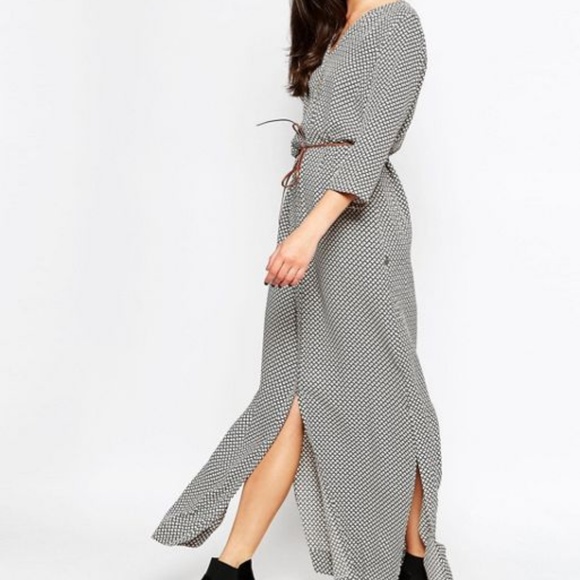 maison scotch maxi dress